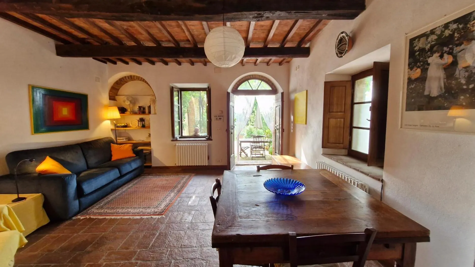 Mimosa At Pietraie A Nice Studio With Terrace On The Valley Montecastelli Pisano Apartment